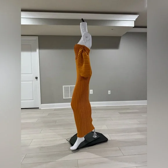 $475 L'Idée Women's Les Éléments Sirene Gown - Amber size 4